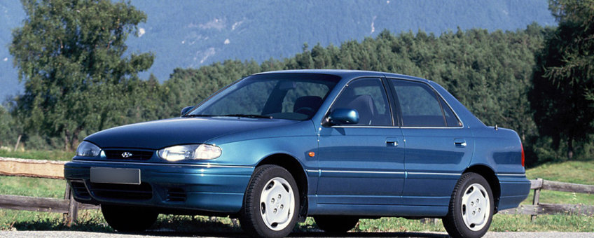 Замена кронштейна номера спереди Hyundai Lantra 1 1.6 90 л.с. 1995-1998